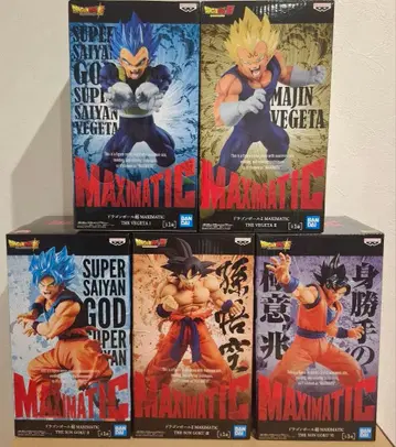 드래곤볼 MAXIMATIC 피규어 5체 세트