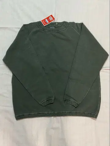 새상품 더블웍스 롱 슬리브 스웨트 셔츠 흑먹색 S