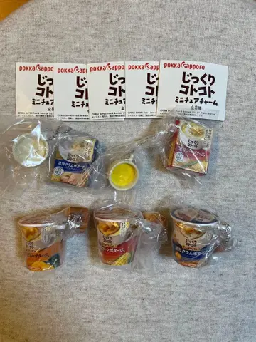포카삿포로 지쿠리 코토코토 미니어처 참 5개 세트 미사용 새상품