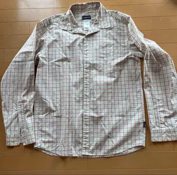 patagonia 체크 무늬 긴팔 셔츠