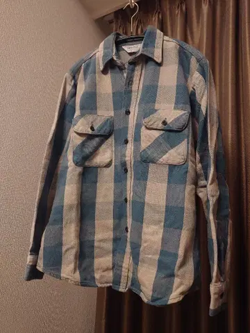 FIVE BROTHER 체크 무늬 플란넬 셔츠 S-M