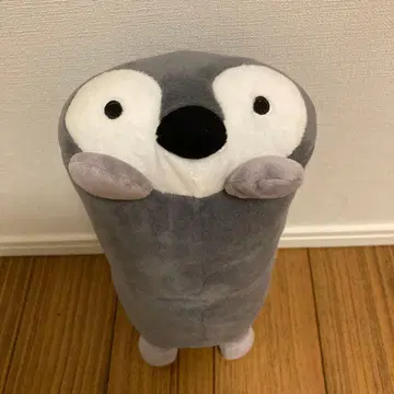 네코펜 펭귄형 봉제 인형 중형 그레이