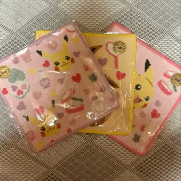 페이러 x 포켓몬 | 포켓몬 러블리 코스메틱 손수건 | 피카츄