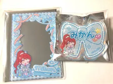 프리파라 캬라핀 트레이딩 카드 케이스 네임 배지 미캉