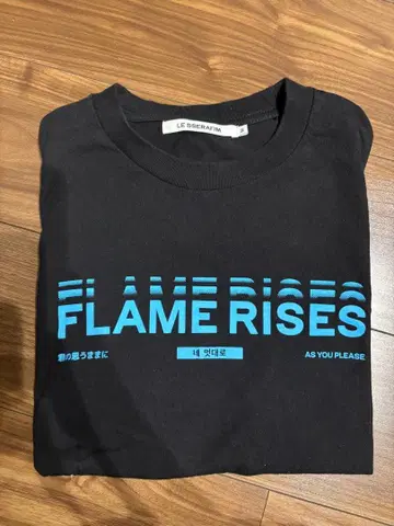 LE SSERAFIM 르세라핌 르세라 T셔츠 FLAME RISES