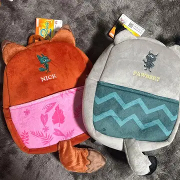 주토피아 2 꼬리 백팩 파우 버드 닉 모리 한정판