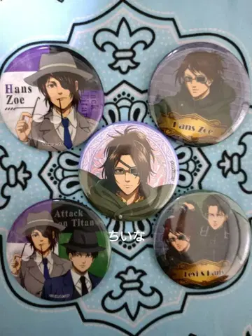 진격의 거인 돈키호테 한지 캔뱃지 세트