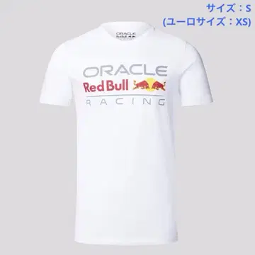 오라클 레드불 레이싱 라지 로고 T셔츠 화이트 S사이즈 [새상품]