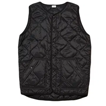 Champion 퀼팅 다운 베스트 충전솜 XL 블랙