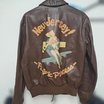 가죽 A-2 타입 자켓 New Jersey!