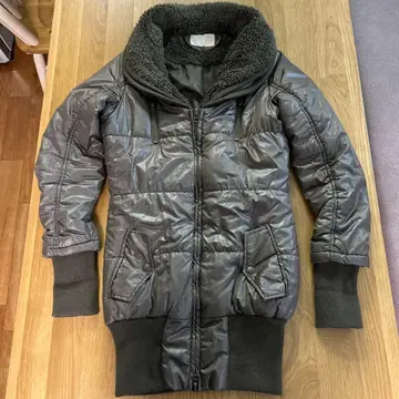 INTER PLANET WINGS 카키 다운 롱 코트 38