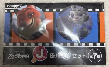 주토피아 Happy 복권 J상 캔뱃지 세트