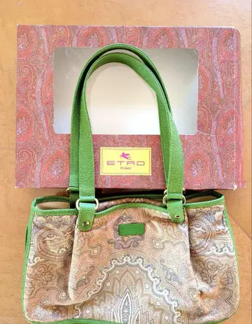 박스 포함 에트로 페이즐리 무늬 핸드백