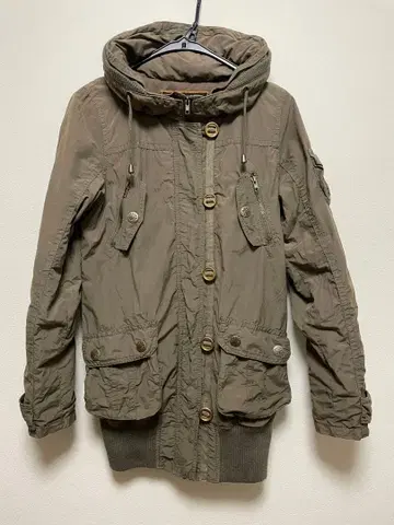 밀리터리 자켓 멀티 포켓 후드 부착 기믹 카고 y2k