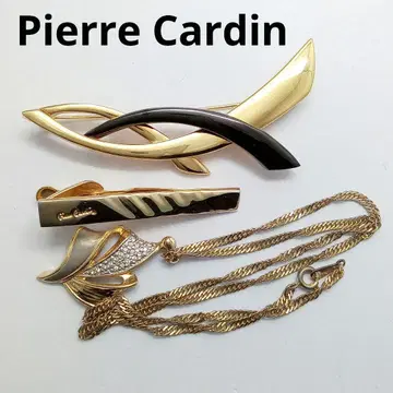 Pierre Cardin 묶음 판매 브로치 목걸이 넥타이핀