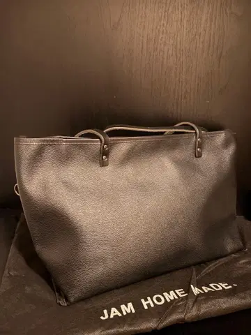 JAM HOME MADE 잼홈메이드 블랙 토트백