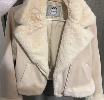 리랜드트루 Rirandture 인조 모피 라이더 자켓