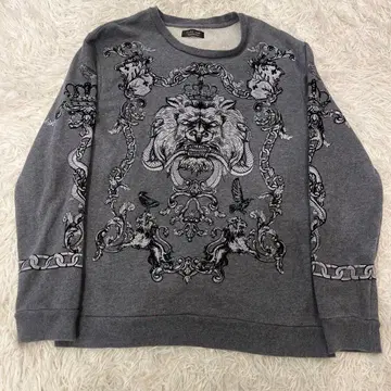 ZARA 라이온 디자인 그레이 트레이닝복 M 사이즈