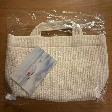 비오는날 JAL 파우치 포함 토트백 빅토리아