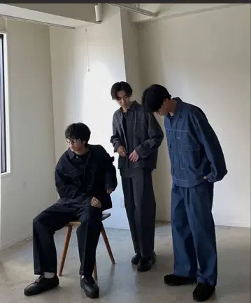 WYM 데님 셋업 HEAVY OZ WIDE DENIM