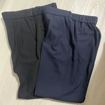 글로벌 워크 테이퍼드 팬츠 블랙 네이비