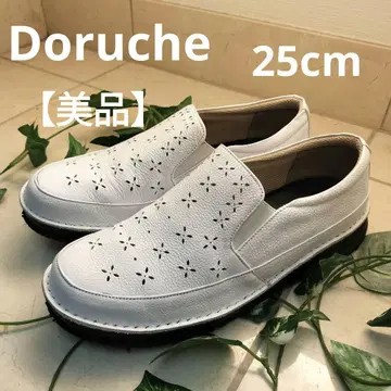 [ 새상품급 ] Doruche 돌체 펀칭 슬립온 로퍼 25EEE