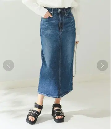 비밍 바이 빔즈 썸씽 데님 스커트