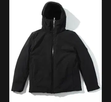 GLV / galvanie 블랙 후드 부착 다운 자켓