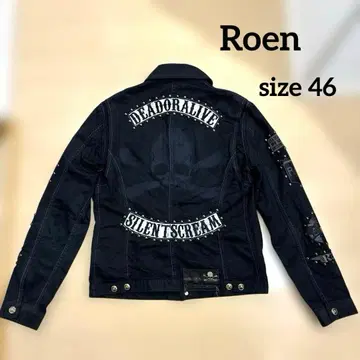 [컨디션 최상] Roen 로엔 자켓 블랙 스터드