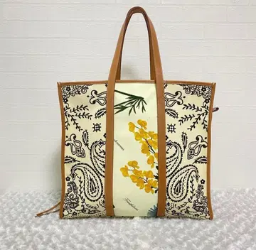 마니푸리 manipuri 토트백 꽃무늬 캔버스 대용량 페이즐리