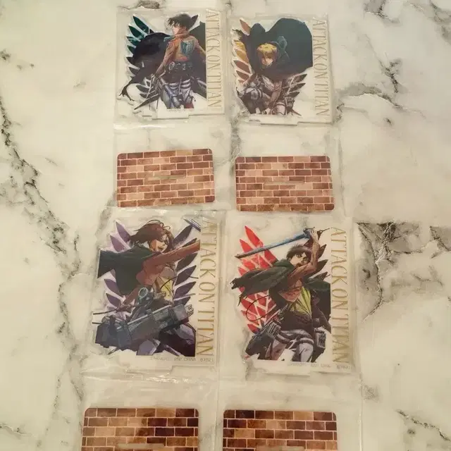 미개봉) 진격의 거인 벽밖의거인 아크릴 스탠드 일괄