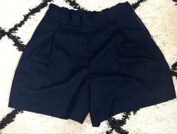 하프 팬츠 겨울용 네이비 earth