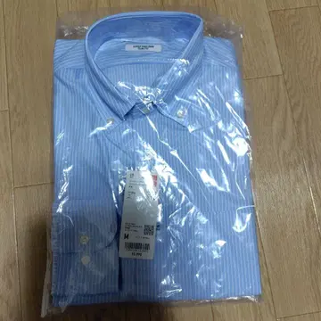 UNIQLO 슈퍼 논아이론 셔츠 M 63 Blue (미개봉)