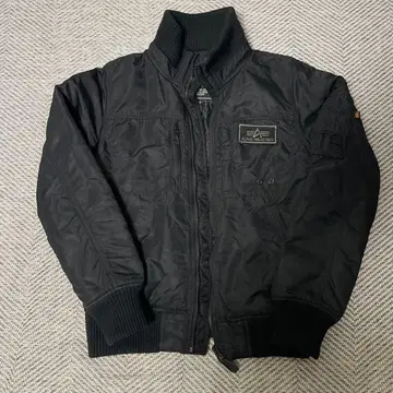 ALPHA INDUSTRIES MA-1 플라이트 자켓 블랙 M