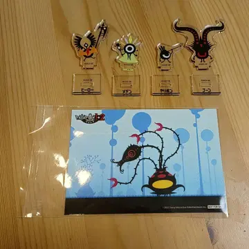 파타폰 1+2 미니 아크릴 스탠드 4개 세트 브로마이드 포함