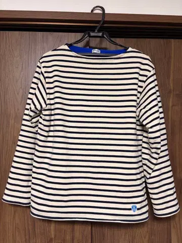 ORCIVAL 플리스 라이닝 코튼 로드 보더 티셔츠