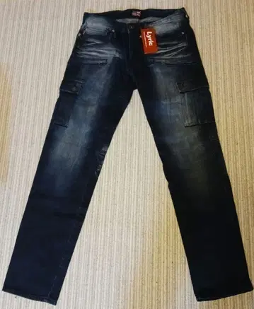 Lyric 다크 블루 스트레이트 데님