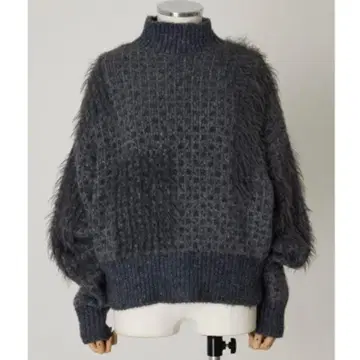 RIM.ARK Feather mix knit tops/니트