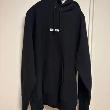 택 포함 새상품 완판템 SOPH. 챔피온 콜라보 블랙 후드 부착 후드티