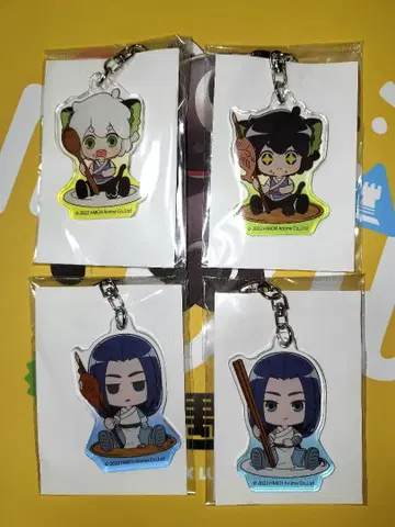 라오우전기 고치캐라 아크릴 키링 4종