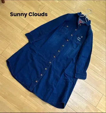 써니클라우드 데님 셔츠 원피스