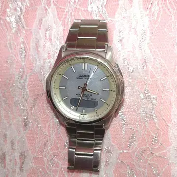 작동 양호 CASIO 전파 솔라 손목시계 WVA-M630