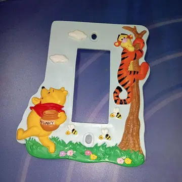 곰돌이 푸 입체 스위치 커버