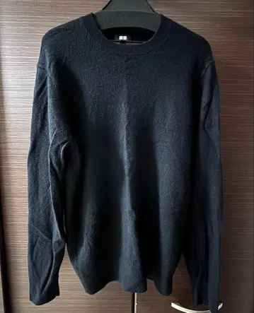 유니클로 캐시미어 100% 니트 스웨터 블랙 S 남성용 블랙