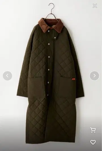 새상품 UNIVERSAL OVERALL 별주 퀼팅 롱 코트