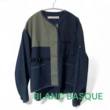 BLANC BASQUE 노카라 자켓 네이비 카키