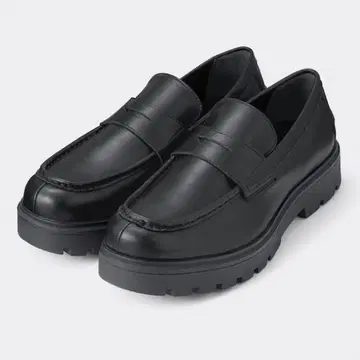 지유 남성용 청키 밑창 로퍼 27cm 블랙