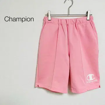 Champion 핑크 숏팬츠 하프 팬츠 레어 귀여운 완판템