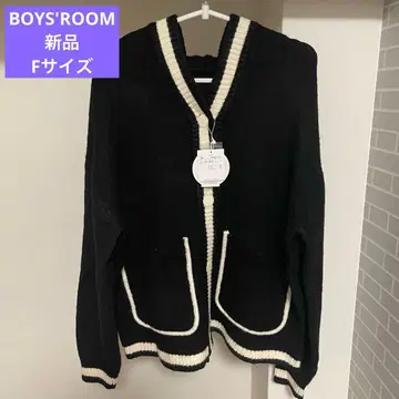 [ 새상품 ] BOYS'ROOM 여성용 니트 블랙