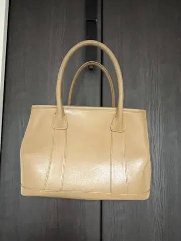 KITAMURA(키타무라) 핸드백 - 라이트 브라운 가죽